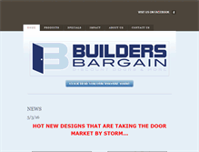 Tablet Screenshot of builders-bargain.com